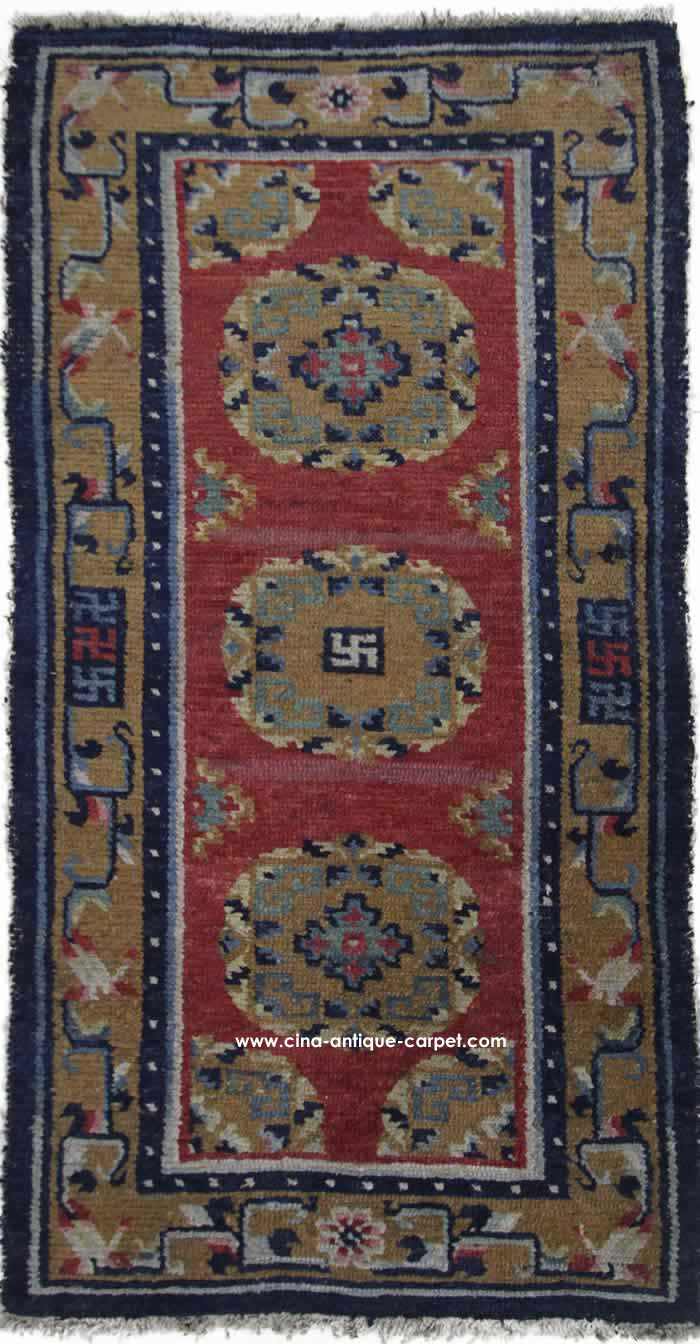 tibetan antique carpet